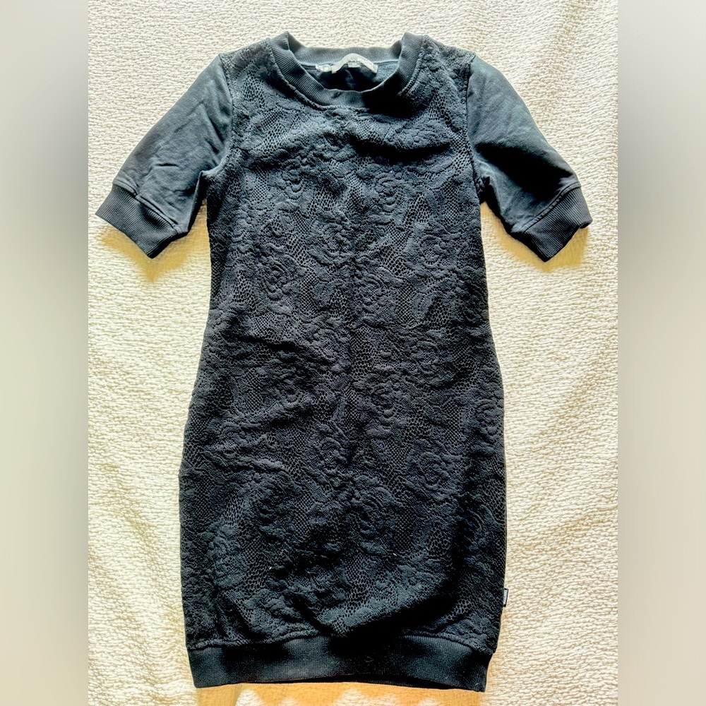 Moschino lace and flannel dress, xs , 2